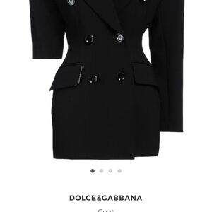 Dolce & Gabbana Black Women's Coat